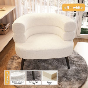 Sofa Chair Makeup Chair Single Home Balcony Bedroom Lazy Comfortable Sofa Chair Cashmere