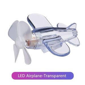Xe LED Xoay Máy Bay chạy bằng sức gió Nhỏ đèn LED Máy Bay Trang Trí Nội Thất tạo kiểu cho xe Đồ Trang Trí Xe Đạp Xe Máy Đèn xe đạp