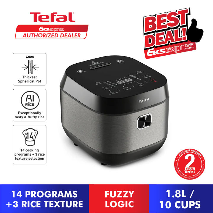 Tefal Delirice Plus Rice Cooker (1.8L) RK776B / RK776B65 Lazada