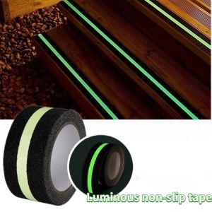 1pcs Anti Slip Luminous Tape Adhesive Warning Tape Glow In Dark Safety Track Tape Skid Tape For Stair Treads
