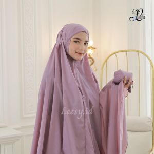 (Free Sejadah )  Mukena Travel Mini Parasut Korea 2In1 Muri