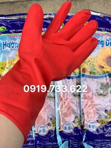 [Combo 50 đôi] Găng tay cao su Hướng Dương đủ màu chuyên vệ sinh rửa chén
