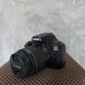 Kamera Canon EOS 4000D dan Lensa 18-55mm Fullset. 