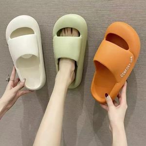 [Free Shipping] 2025 New Summer Womens Indoor Slippers Thick-Soled Non-Slip Suitable for Indoor and Outdoor Use Couples EVA Slippers Mens Style