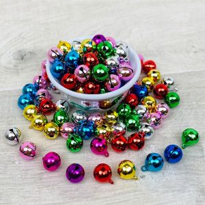 MD-C1154 Lonceng Warna Warni Serbaguna / Krincingan Kalung Kucing Kelintingan Lonceng Kuningan