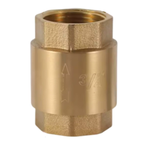 Female Threaded Single Way Connector DN20/DN15 Brass Thread Inline Spring Check Valves for Water Control Check Valves