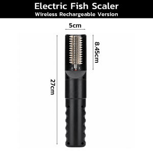 Electric fish scaler Sisik ikan remover Fish scaler Cordless fish remover Powerful motor Long-lasting battery Washable