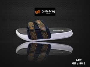 Grote Breg GB 88 I - Sandal Slip On Pria Wanita -Slop Slide Flat-Sendal Selop Karet Terbaru