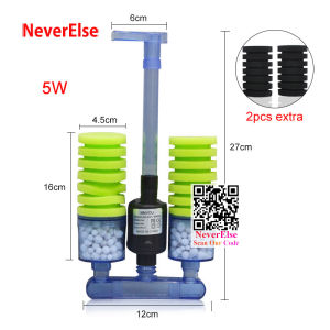 Sunsun Aquarium Filter Pump Biochemical Sponge biological ball Filter for Aquarium fishbowl fishtank filter pump nozzle spray water pump Submersible filter pump Aquarium Sponge Filter Ultra Quiet Double Foam Sponge Filters Aquarium accessory