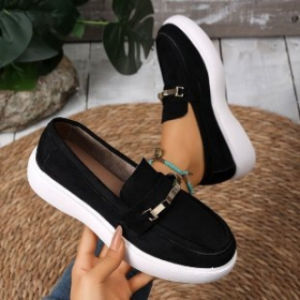 Free Shipping WomenS Small Flats 2026 Spring Collection New Style With Metal Embellishments Retro And Casual Design