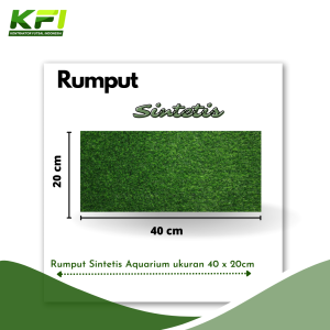 Rumput Sintetis Swiss Aquarium 40x20 cm Tebal 3cm