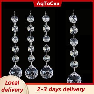 [COD] AqToCna Ship within 24 hours 10pcs Acrylic Crystal Beads Pendant Garland Chandelier Hanging Party Wedding Decoration Tables Centerpieces Curtain DIY