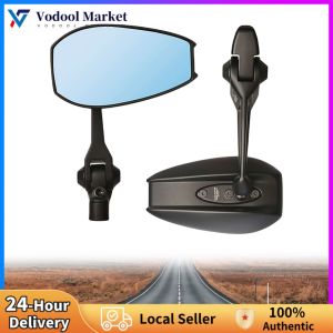 Premium 2-Pack Motorcycle Side Mirrors with Anti-Glare HD Surface and Flexible Adjustment for Comfort and Safety