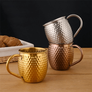 MUSASI Thép không gỉ Cốc Moscow Mule 520ml Chống gỉ Cốc bia Sáng tạo Dung lượng lớn Cốc đựng đồ uống lạnh Cốc cà phê