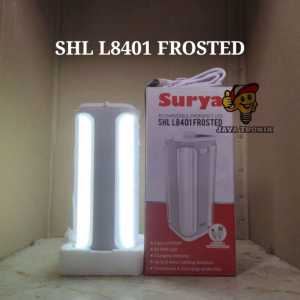 Lampu Emergency LED SHL-L8401FROSTED Surya Cahaya Putih Rechargeable Original SNI