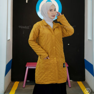 Hijacket Belva Jaket Wanita Muslimah - Jaket Panjang Korean Style Mantel Musim Dingin Wanita - outer jumbo kekinian