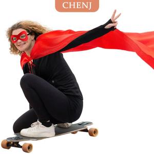 [COD] CHENJ เสื้อคลุมและหน้ากากซูเปอร์ฮีโร่สำหรับผู้ใหญ่ผู้ชายผู้หญิงชุดซุปเปอร์ฮีโร่แต่งตัวงานปาร์ตี้ฮาโลวีน