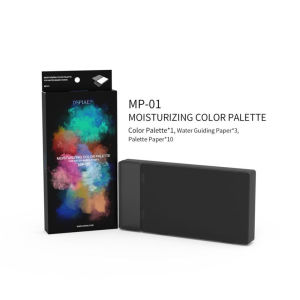 Dspiae MP Moisturizing Color Palette Long Term Moisturizing Color Box for Gundam Gunpla DIY Model Water-based Paints Water Guiding Paper Palette Paper Model Tool