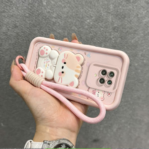 Feadship Case for Redmi NOTE 9S REDMI NOTE 9 PRO phone casing Softcase Silicone shockproof Cover new design aesthetic with holder for girls cute pink cat JTDTMZJ1