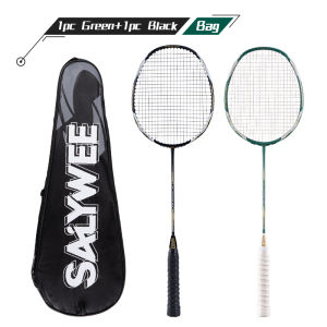Salywee Professional 4U G4 Carbon Fiber Badminton Racket - Durable High-Tension Shaft For Enhanced Performance