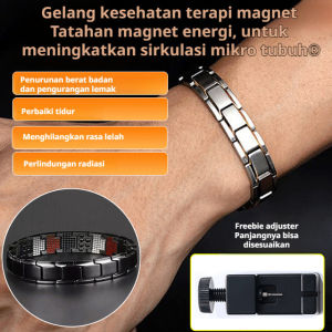 Magnetic Bracelet For Health And Wellness/Adjustable Detachable Design/Healing Energy Couples Wristband/Stainless Steel Therapeutic Jewelry For Men Women