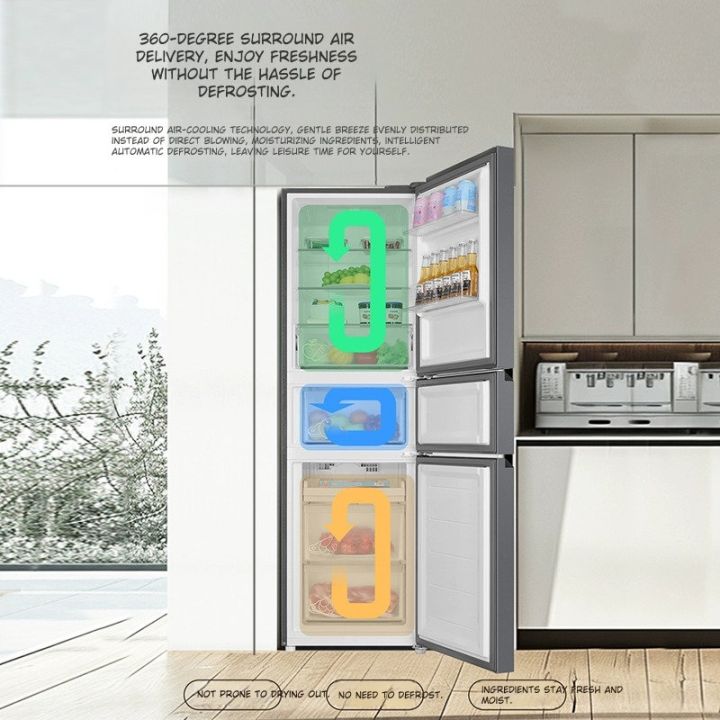 Haier%20217L%20BCD-217WGHC3E9S9%20Frost-Free%20Three-Door%20Refrigerator:%20Premium%20Energy%20Efficiency%20for%20Modern%20Homes%20-%20Image%203