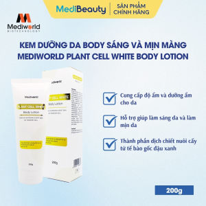 Kem dưỡng da body sáng mịn màng Mediworld Plant Cell White Body Lotion