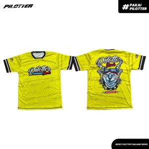 Jaket Racing Pilotter Terbaru Bahan Jersey Tebal Gratis Stiker