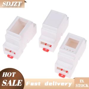SDJZT 1PC Din Rail PLC Hộp nối nhựa điện tử hộp dự án trường hợp 4 màu sắc 88x37x59mm 35-Rail gắn cụ nhà ở