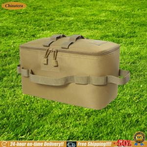 [Chinatera Brand Store]Camping Storage Bags Large Capacity Pouch Picnic Bag Multifunctional Pouch Storage Bag 600D Oxford for Hiking Camping