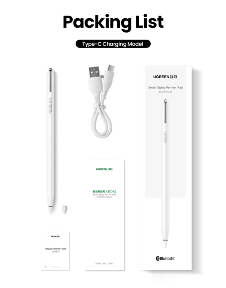 UGREEN Bút cảm ứng Apple Pencil Gen Cho iPad Pro Air Apple