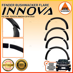 High Quality Car Fender Flares for Toyota Innova 2016 2017 2018 2019 2020 Model with Reflector Anne Car Accessories Accessory Splash Cover Reflective HP