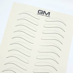 แผ่นหนังรูปทรงคิ้ว GM ของแท้ พร้อมส่ง เสริมสร้างกลิ่น และความรู้สึกของคุณภาพ