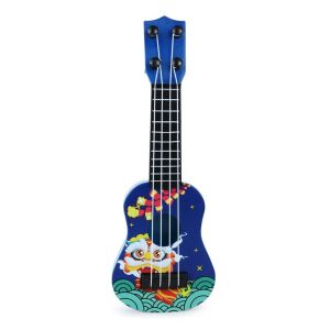 GAOSU 1 cái Bền Món quà đẹp Đồ chơi giáo dục sớm Đồ chơi trẻ em Nhạc cụ Nhạc cụ có dây Quà Tặng trẻ em Đồ chơi giải trí Đồ chơi giáo dục Đồ chơi nhạc cụ Đồ chơi guitar nhỏ Đàn Ukulele cổ điển