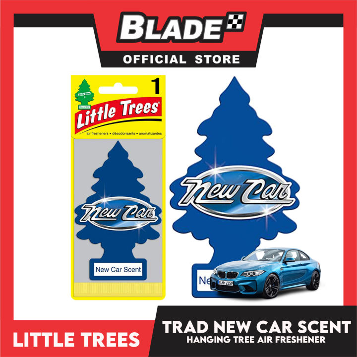 Little Trees Car Air Freshener 10189 (New Car Scent) Hanging Tree Provides  Long Lasting Scent