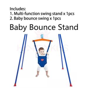 Baby Jumper Bouncing Seat Indoor Swing Jump Stand Toddler Jump Training Chair Baby Exercise Seat Safe Jumping Cradle Fun and Effective Baby Bouncer for Physical Development Buaian Latihan melompat Dalaman