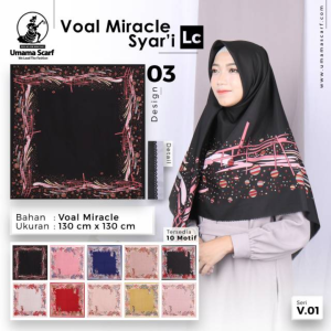 Segi Empat VOAL MIRACLE Syari LC by UMAMA 03