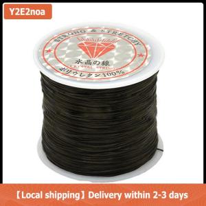 【Local shipping】 50m mạnh mẽ căng đàn hồi dây dây dây vòng đeo tay vòng cổ chuỗi hạt 0.5mm