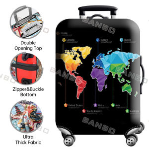 Thickened Luggage Cover Protector 18/24/28/32 Inch High Elastic Travel Suitcase Spandex Protective Cover