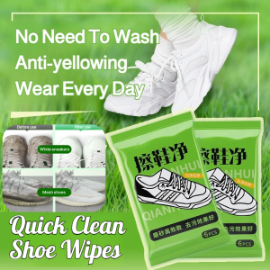 💝Hot Sale💝 White Shoes Water-free Shoe Cleaning Wipes Disposable Instant Dirt Removal Wipes for Sneakers & Leather Shoes