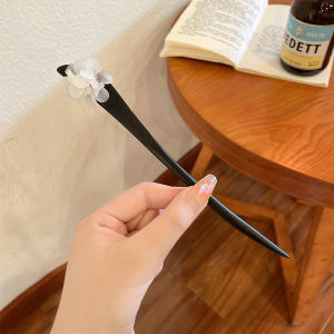 🎀ร้านไทย🇹🇭🎀ส่งของไว🎁 ปิ่นไม้สีดำ ปิ่น ปักผม ปิ่นปักผม ปิ่นปักผมไม้ ปิ่นเสียบ พร้อมส่ง กิ๊ฟติดผมแฟชั่น