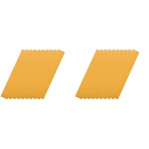 20Pcs Double Adhesive Woodworking Tape Cutting PVC Adhesive Strips Removable Miter Sawing Tape Easily to Use