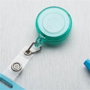FOUNDTWO Kẹp đàn hồi Văn phòng Nguồn Cung Cấp Thẻ ngực Tên Tag Thẻ sinh viên Thẻ ID Clip Có thể thu vào Huy Hiệu Reel Huy hiệu Reel Clip Người Giữ huy hiệu ID Chủ Thẻ