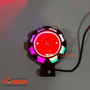 LAMPU TEMBAK SOROT 1 MATA LED MODEL RAINBOW
