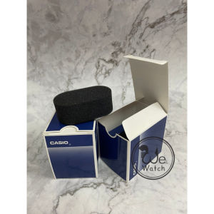 กล่องนาฬิกา CASIO สีน้ำเงิน กล่องกระดาษ กล่องนาฬิกาข้อมือCasio กล่องCasio + กล่องCasioหมอน