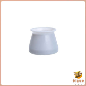 Digeo 4Pcs Silicone Chair Leg Cover Table Foot Pad Furniture Leg Protector Anti Slip Silent White Pink Gray