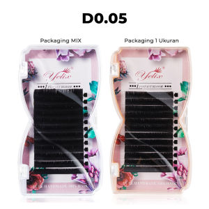 Yelix Eyelash Extension Bloom Russian Bulu Mata Palsu Volume Lentik Natural Korean Makeup Look YLA