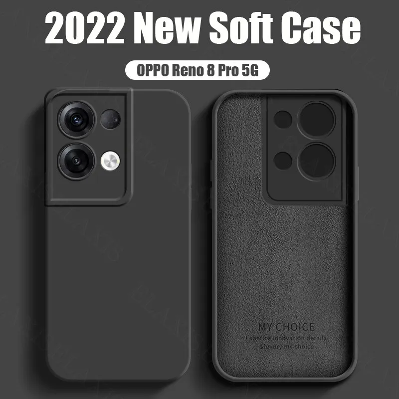 GOKEN Cover Per Oppo Reno8 5G – Custodia In TPU Sfumatura Rosa/viola, Morbida E Antiurto - 2