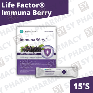 [NEW PACKAGING] LIFE FACTOR® Immuna Berry™ Immune Support & Protection 5gx15s (Exp:07/2028)