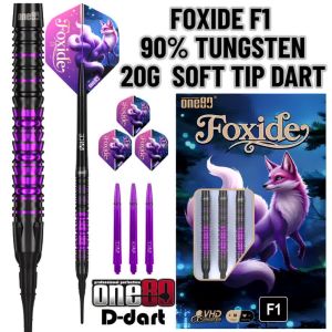 ONE80 SOFT TIP DART - 20G FOXIDE F1 90% Tungsten Original Electronic Darts (ARROW DART LEMBUT)